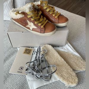 LIMITED EDITION GOLDEN GOOSE SUPERSTAR SHEARLING
